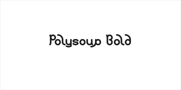 Polysoup Bold Logo
