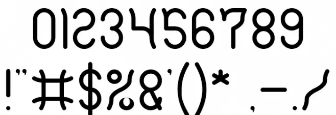 Polysoup-Light Font OTHER CHARS