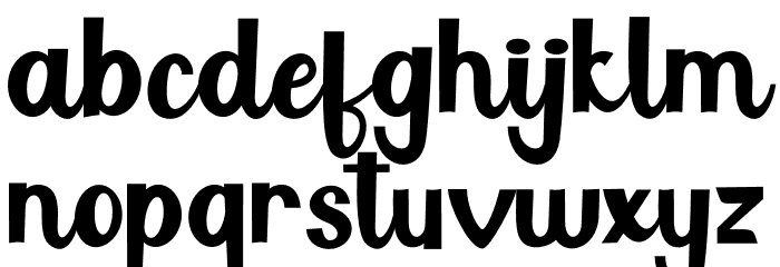 Polythem Font LOWERCASE