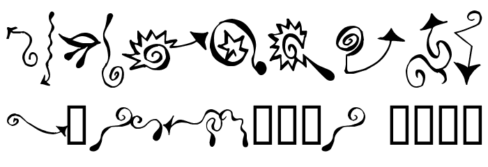 Polywog Font OTHER CHARS