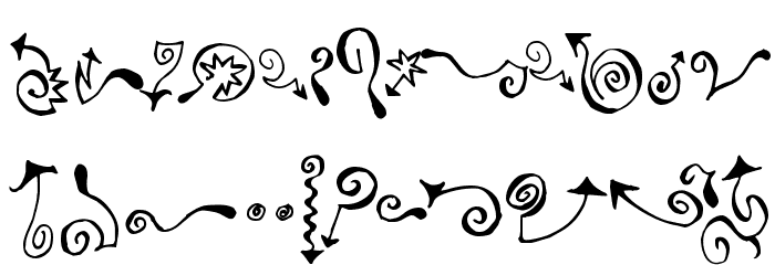 Polywog Font LOWERCASE