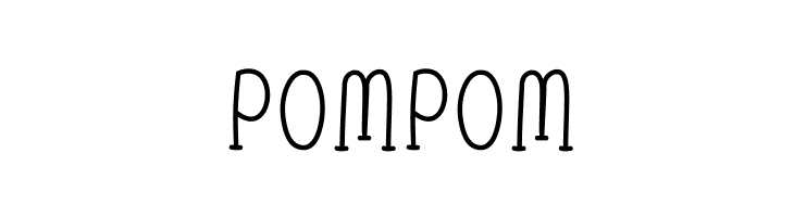 Pom Pom Font