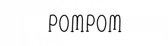 Pom Pom  Descarca Fonturi Gratis