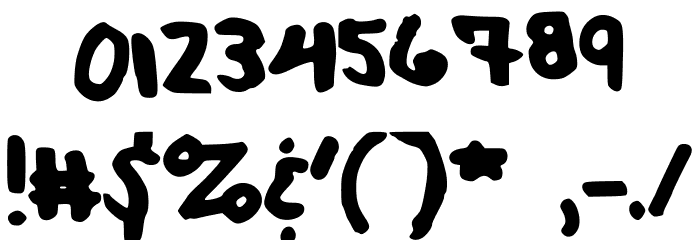 PomLimeade Font OTHER CHARS
