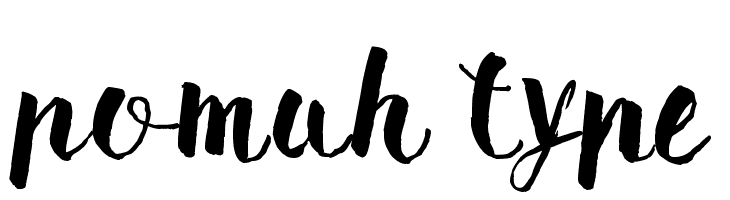 Pomah Type  Скачать бесплатные шрифты