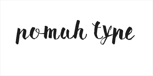 Pomah Type Logo