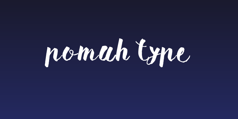 Pomah Type Social Header
