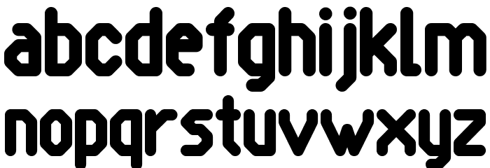 Pomcute Font LOWERCASE