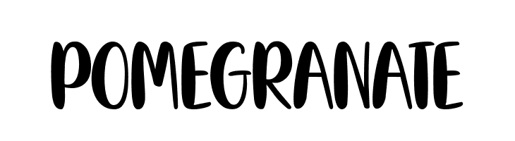 Pomegranate  font caratteri gratis