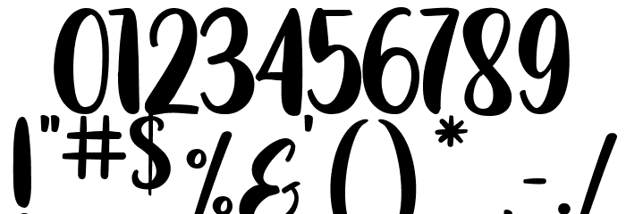 Pomegranate Font OTHER CHARS