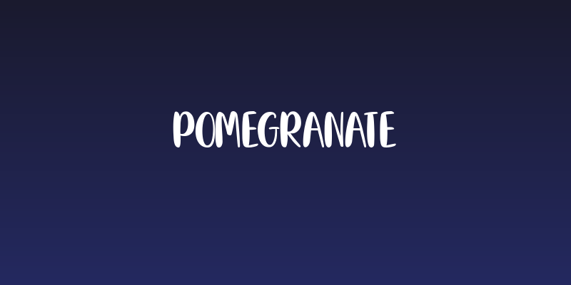 Pomegranate Social Header
