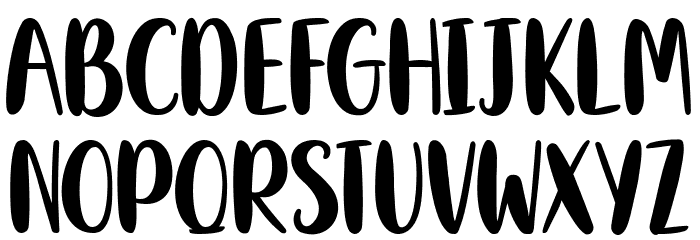 Pomegranate Font LOWERCASE