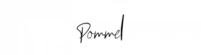Pommel  Frei Schriftart Herunterladen