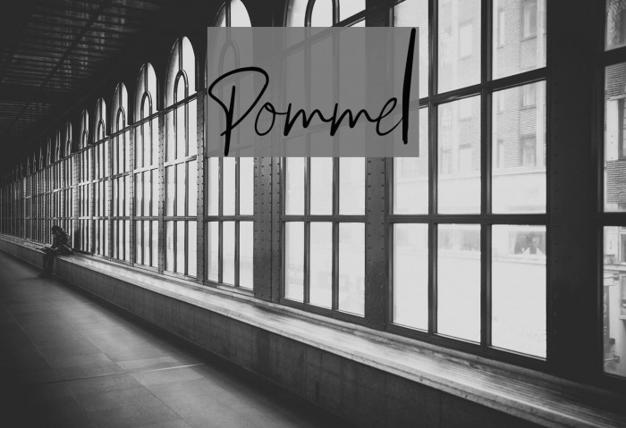 Pommel Font examples
