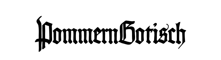 PommernGotisch  免费字体下载