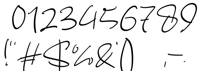 Pomoyan Sunrise Font OTHER CHARS