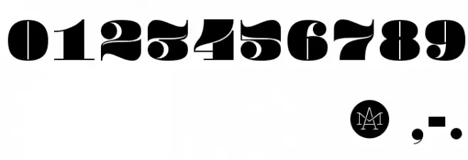 Pompadour Black Font OTHER CHARS