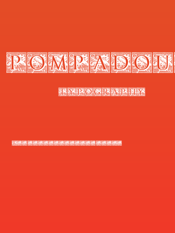 PompadourInitials Poster