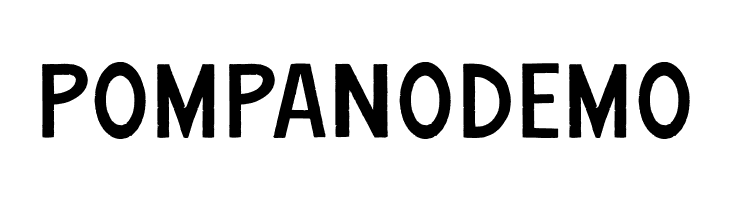 PompanoDEMO  免费字体下载