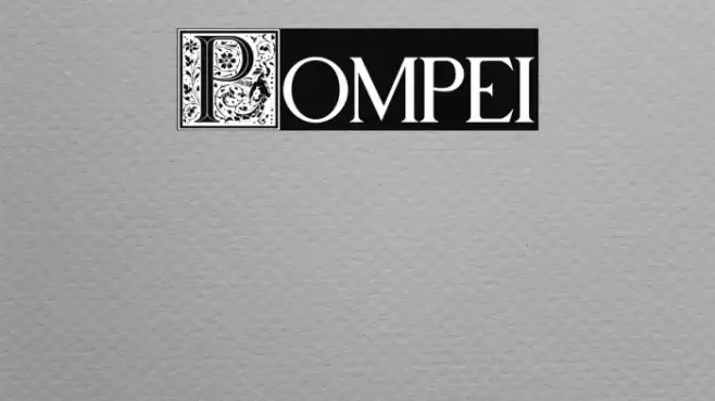 Pompei Font examples