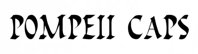 Pompeii Caps  font caratteri gratis