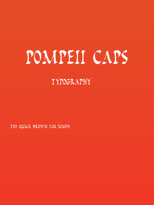 Pompeii Caps Poster