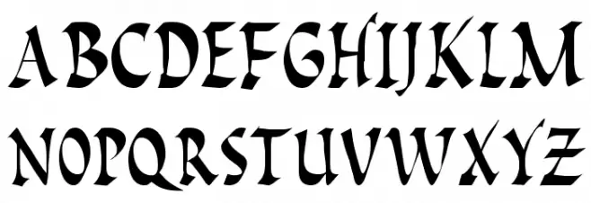 Pompeii Caps फ़ॉन्ट लोअरकेस