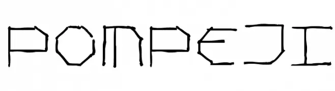 Pompeji  font caratteri gratis