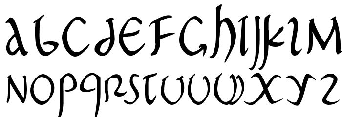 PompejiPetit Font Litere mici