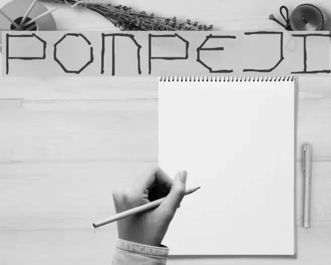 Pompeji Font examples