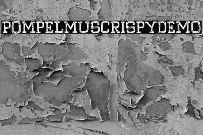 PompelmusCrispyDEMO Font examples