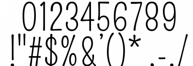 Pompiere-Regular Font OTHER CHARS