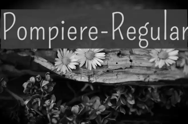 Pompiere-Regular Font examples