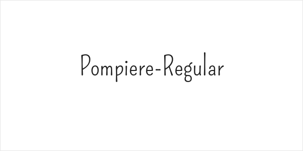 Pompiere-Regular Logo