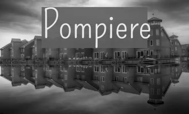 Pompiere Caratteri examples