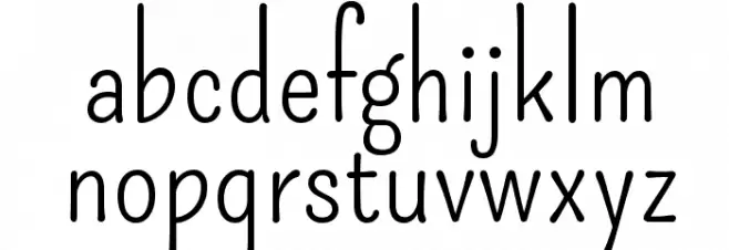 Pompiere 字体 小写