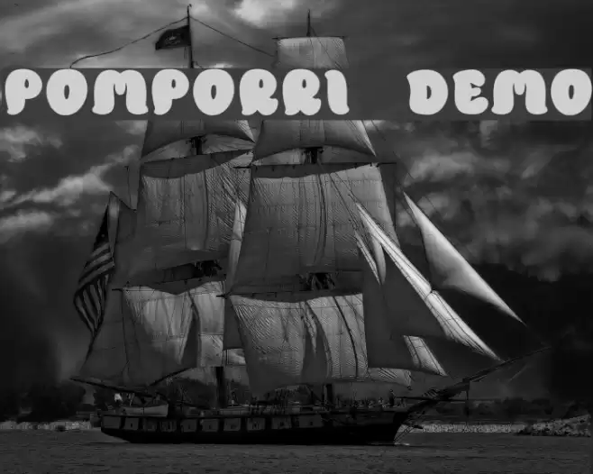 Pomporri Demo Font examples