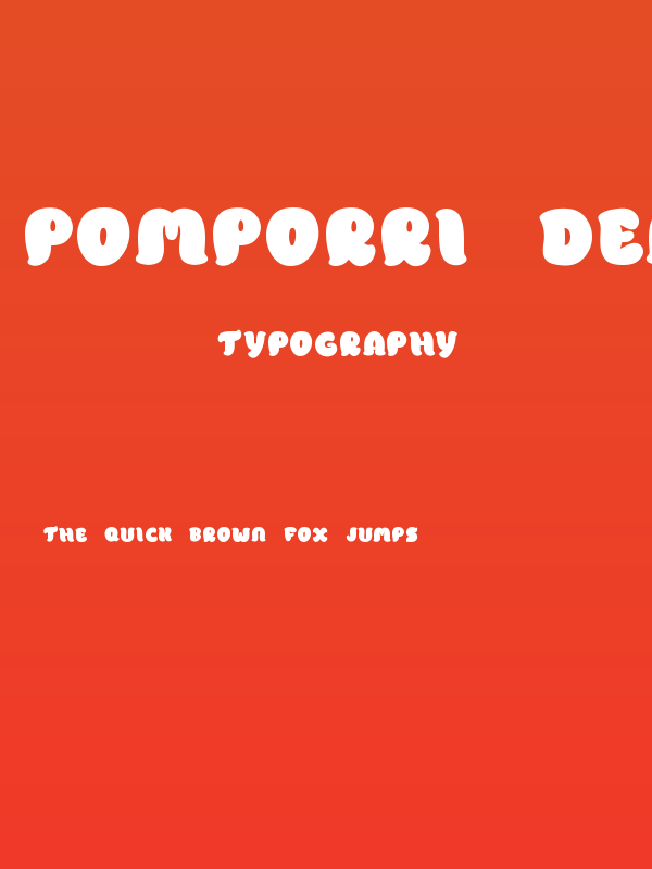 Pomporri Demo Poster