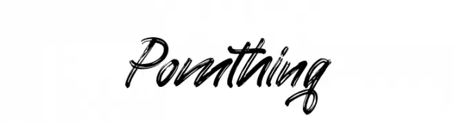 Pomthinq  Frei Schriftart Herunterladen