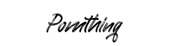 Pomthinq  Frei Schriftart Herunterladen