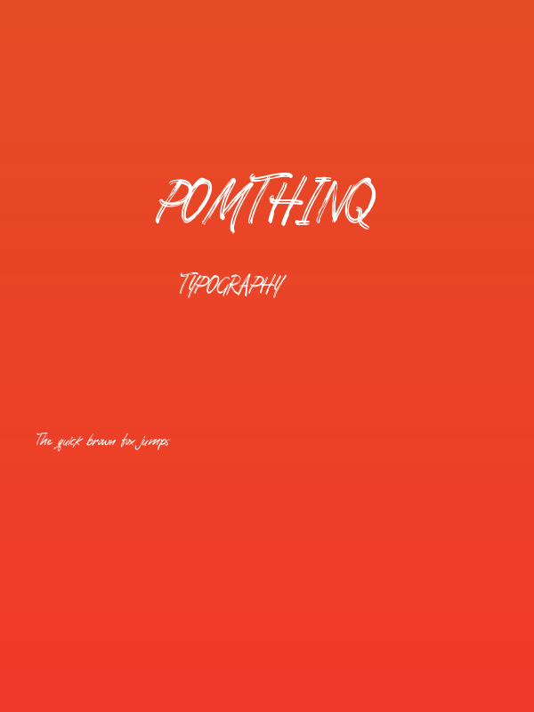 Pomthinq Poster