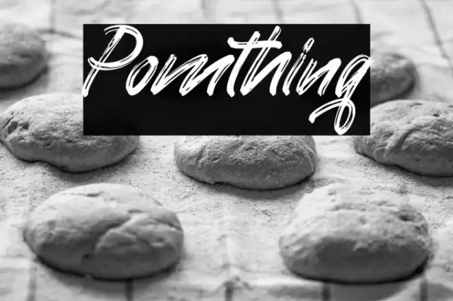 Pomthinq Font examples