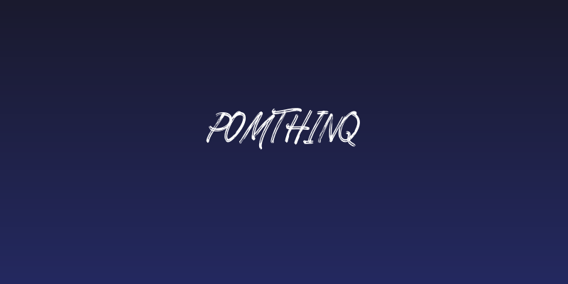 Pomthinq Social Header