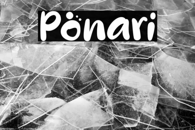 Ponari Font examples
