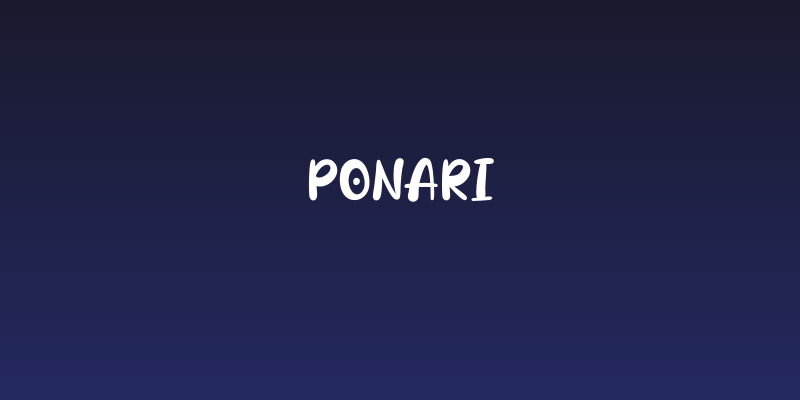 Ponari Social Header