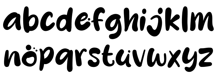 Ponari Font LOWERCASE