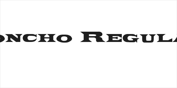 Poncho Regular Logo