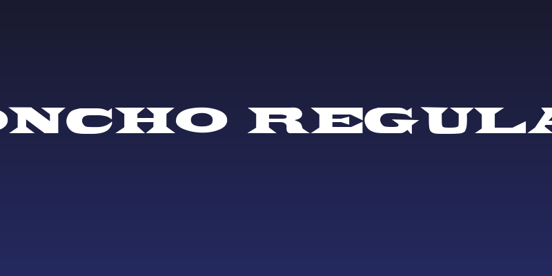 Poncho Regular Social Header