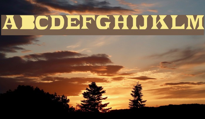 PonchoVia Regular Font examples