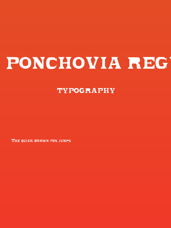 PonchoVia Regular Poster